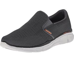Skechers Equalizer Double-Play, Slip on Hombre, Charcoal/Gray, 39.5 EU