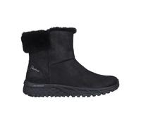 Skechers Escape Plan Cozy Collab, Botas Mujer, Black Microleather/Faux Fur, 38 EU