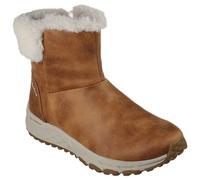 Skechers Escape Plan Cozy Collab, Botas Mujer, Chestnut Microleather/Faux Fur, 40 EU