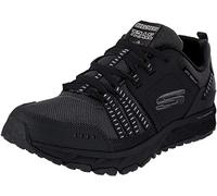 Skechers ESCAPE PLAN, Zapatillas para Hombre, Black (Black Leather/Mesh/Trim Bbk), 44 EU