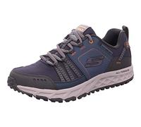 Skechers ESCAPE PLAN, Zapatillas para Hombre, Blue (Navy/Orange), 42.5 EU