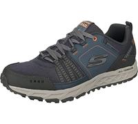 Skechers ESCAPE PLAN, Zapatillas para Hombre, Blue (Navy/Orange), 45.5 EU