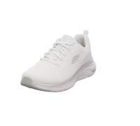 Skechers Espuma de Vapor, Zapatillas de Deporte Mujer, Malla Blanca con Ribete Plateado, 40 EU