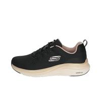 Skechers Vapor Foam Midnight Glimmer, Zapatillas de Deporte Mujer, Black Mesh/Rose Gold Trim, 37.5 EU