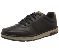 Skechers EVENSTON FANTON, Zapatillas para Hombre, Black Leather, 45 EU