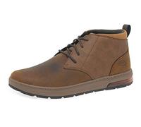 Skechers EVENSTON RENLI, Botines para Hombre, Dark Brown Leather, 41 EU