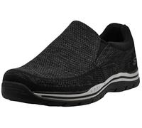 Skechers Expected Gomel, Mocasín Hombre, Black, 42 EU X-Ancho