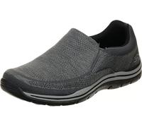 Skechers Expected Gomel Slip on Shoe, Mocasín sin Cordones Hombre, Gris, 45.5 EU