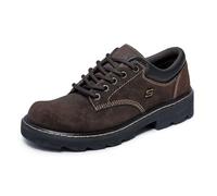 Skechers Fiestas-Mate, Oxford Mujer, Chocolate Cuero de Ante, 38 EU