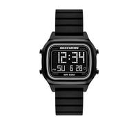Skechers Fiske - Reloj digital de silicona negra para hombre (modelo: SR5258)