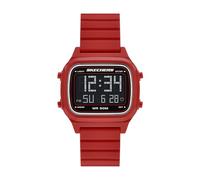 Skechers Fiske - Reloj digital de silicona rojo para hombre (modelo: SR5261)