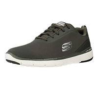 Skechers Flex Advantage 3.0 Landess, Zapatillas Hombre, Verde (Olive Knit/Synthetic/Trim Old), 46 EU
