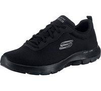 Skechers FLEX ADVANTAGE 4.0 PROVIDENCE, Zapatillas para Hombre, Black Mesh/Pu/Black Trim, 46 EU