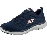 Skechers FLEX ADVANTAGE 4.0 PROVIDENCE, Zapatillas para Hombre, Navy Mesh/Pu/Black Trim, 42.5 EU