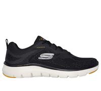 Skechers Flex Advantage 5.0 - Fosten en Negro/Amarillo, talla 44, Vegan