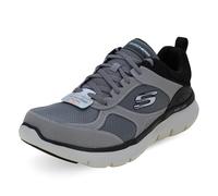 SKECHERS Flex Advantage 5.0, Zapatos Hombre, Negro carbón, 42 EU