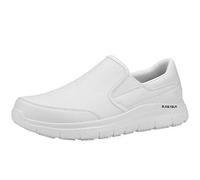 Skechers Flex Advantage Sr Bronwood, Mocasines Hombre, Blanco, 42.5 EU