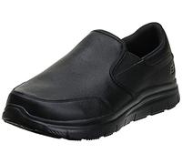 Skechers Zapatillas sin cordones de hombre Flex Advantage Sr Bronwood Piel negra