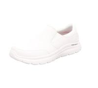 Skechers Flex Advantage Sr Bronwood, Mocasines Hombre, Blanco, 39 EU