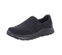 Skechers FLEX ADVANTAGE SR MCALLEN, Zapatillas sin cordones para Hombre, Black Mesh (water/Stain Repellent Spray), 41 EU