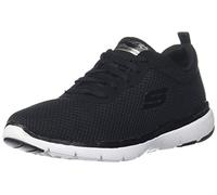 Skechers Flex Appeal 3.0 First Insight, Sneakers Mujer, Negro (Black Mesh Trim), 37 EU