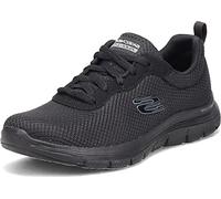 Skechers Flex Appeal 4.0-Brilliant Vie, Zapatillas Mujer, Negro Turquesa, 39.5 EU Ancho