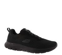 Skechers Flex Appeal 4.1, Zapatillas Mujer, Black Mesh Trim, 36.5 EU