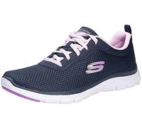 Skechers Flex Appeal 4.0 Brilliant View, Zapatillas Mujer, Navy Lavender, 43 EU