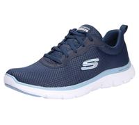 Skechers Flex Appeal 4.0 Brilliant View Regular, Zapatillas, Mujer, Navy Mesh Bluen Trim, 39.5