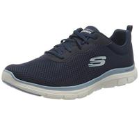 Skechers Flex Appeal 4.0 Brilliant View Regular, Zapatillas Mujer, Navy Mesh Bluen Trim, 40 EU