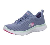 Skechers Flex Appeal 4.0 Brilliant View, Zapatillas Mujer, Slate Mesh Trim, 39.5 EU
