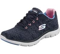 Skechers Flex Appeal 4.0 Fresh Move, Zapatillas para Mujer, Navy Multi, 37.5 EU