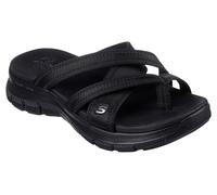 Skechers Flex Appeal 4.0-Startup 3.0 - Sandalias deportivas para mujer, Negro/Negro, 37 EU