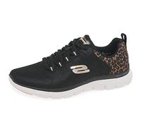 Skechers Flex Appeal 4.0 - Wild Ballad, Zapatillas Mujer, Negro, 41 EU