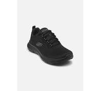Skechers Flex Appeal 5.0, Zapatillas de Deporte Mujer, Malla Negra Y Ribete Gris, 36 EU