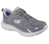Skechers Flex Appeal 5.0 Retro Rush, Zapatillas Mujer, Charcoal Duraleather/Mesh/Multi Trim, 36.5 EU