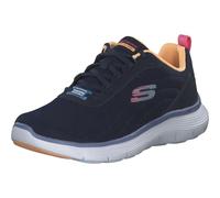 Skechers Flex Appeal 5.0, Zapatillas de Deporte Mujer, Malla Azul Marino Multi Trim, 38.5 EU