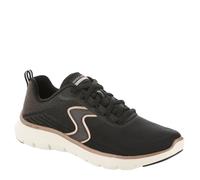 Skechers Flex Appeal 5.0, Zapatillas de Deporte Mujer, Negro 01, 38.5 EU
