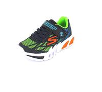 Skechers FLEX-GLOW ELITE VORLO, Zapatillas para Niños, Navy Synthetic & Multi Trim, 31 EU