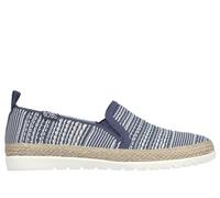 Skechers, Flexpadrille 3.0 Island Muse Mujer, Navy and Multi Engineered Knit, 35.5 EU