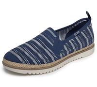 Skechers Flexpadrille Lo para mujer - So Chic, Azul Marino Multi, 6
