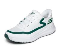 Skechers Flite Zapatillas de golf sin tacos en la suela para hombre, Blanco verde, 8 Wide