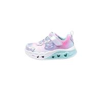 Skechers Flutter Heart Lights Simply Love, Zapatillas Niñas, Lavender Synthetic Mesh, 35.5 EU