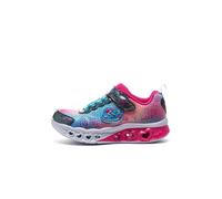 Skechers Flutter Heart Lights Simply Love, Zapatillas Niñas, Navy Synthetic Mesh, 22 EU