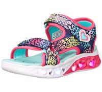 Skechers Flutter Hearts Sandal, Zapatillas para Niñas, Armada, 32 EU