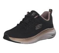 Skechers Foam, Espuma de Vapor Mujer, Malla Negra y Ribete de Oro Rosa, 39.5 EU