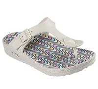 Skechers Foamies Arch Fit Cali Breeze 2.0 - Sandalia dorada para mujer, beige, 37 EU