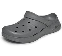 Skechers Foamies Arch Fit Valiant Zuecos para Hombre, Carbón Vegetal, 45 EU