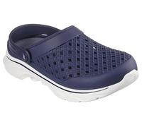 Skechers Foamies Go Walk 7-Ambition - Zuecos para Hombre, Azul Marino/Blanco, 45 EU