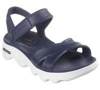 Skechers Foamies Massage Fit-Heartfelt, Zapatos para Agua Mujer, Azul Marino y Blanco, 35 EU